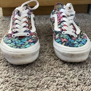 Vans Liberty Fabrics x Old Skool Tapered 'Patchwork Floral Black Multi'size 6.5